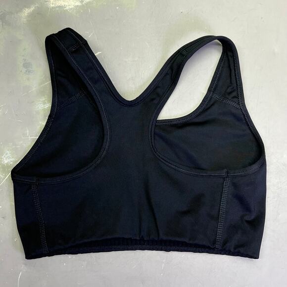 NIKE Swoosh Logo Dri-Fit Sports Bra Women's Sz S Black/White (Pre-Owned) - Picture 5 of 12